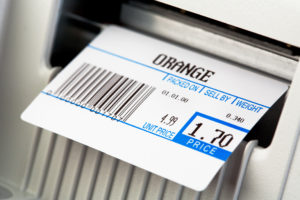 Retail barcode printer