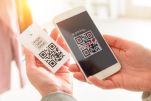 Scanning a QR tag