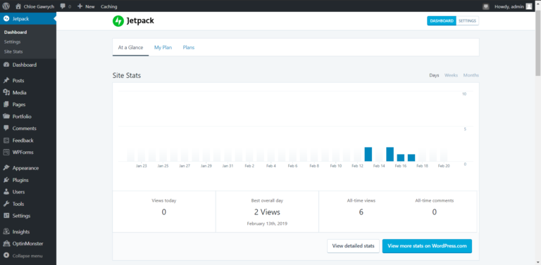 jetpack on wordpress